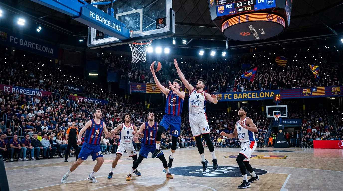 Apuestas en directo durante un partido de la Basketball Champions League con cuotas cambiando en tiempo real
